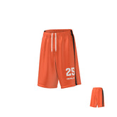 Basketball Shorts Stripes - Orange